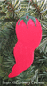 Large red chili pepper ornament for Christmas tree decorating