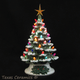 Ceramic Christmas tree topped with gold star