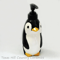 Penguin soap dispenser made in the USA.