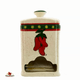Ceramic tea bag canister with Red Chili peppers hand painted.