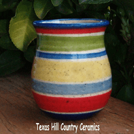 Toothpick Holder Kiln Fired Ceramic Pottery Style - Southwestern Sedona Style