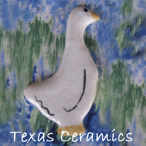 This tall white goose is a magnetic needle minder with Neodymium Magnet, ideal as a Sewing Accessory and used by Cross Stitch or Embroidery enthusiast.  Made in the USA