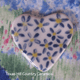 This heart with little daisy flowers is a magnetic needle minder with Neodymium Magnet, ideal as a Sewing Accessory and used by Cross Stitch or Embroidery enthusiast.  Made in the USA