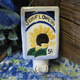 Sunflower seed package night light in blue
