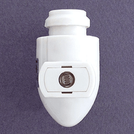 Night Light Base with Automatic Light Sensor Switch - White