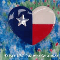 Heart of Texas refrigerator magnet made in Texas.