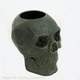 Gray skull container.