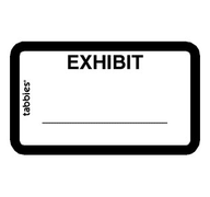 Tabbies Pre-Printed Exhibit Labels - White