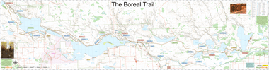 Boreal Trail Wall Map