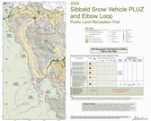 Alberta Sibbald Snow Vehicle and Elbow Loop Public Land Use Zone Map - 2023