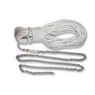 Lewmar Premium Anchor Rode 1/4"x15' Chain 1/2" x200' Rope w/Shackle HM15HT200PX