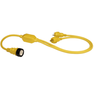 Marinco RY504-2-30 50A Female to 2-30A Male Reverse "Y" Cable RY504-2-30 Boat