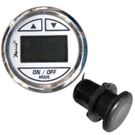 Faria Chesapeake White SS Gauge 2" Depth Sounder w/Thru-Hull Transducer 13894