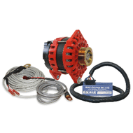 Balmar 250A 12V Alternator 3.15" Dual Foot Saddle K6 Pulley Regulator Temp Sens