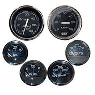 Faria Chesapeake Inboard Gauge Speedometer-Tachometer-Fuel-Volt-Temp-Oil Pressu