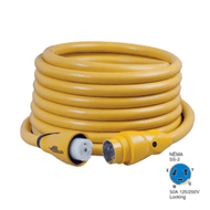 Marinco CS504-50 EEL 50A 125V/250V Shore Power Cordset 50' Yellow CS504-50 Boat