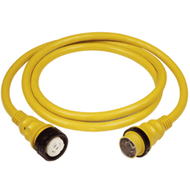 Marinco 50Amp 125/250V Shore Power Cable 25' Yellow 6152SPP-25 Boat Marine