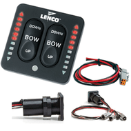 Lenco LED Indicator Tactile Switch Kit Pigtail for Single Actuator System Boat