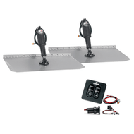 Lenco 12"x12" Standard Trim Tab Kit w/Standard Integrated Switch 12V 15105-102