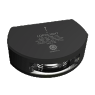 Lopolight Series 301-006 Stern Light 2NM Vertical Mount White Black Housing