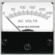 Blue Sea 8245 AC Analog Micro Voltmeter 2" Face 0-250 Volts AC Boat Sailboat