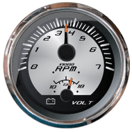 Faria Platinum Gauge 4" Multi-Function Tachometer-Voltmeter 22016 Boat