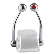 Schmitt Arm Set Red Throttle Knob Plain Shift Knob for Standard Control Box