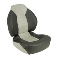 Springfield Fish Pro Mid Back Folding Seat Charcoal/Grey Boat 1041733