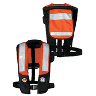 Mustang HIT PDF Life Vest SOLAS Reflective Tape OrangeBlack Auto-Manual Inflata