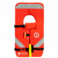 Mustang SOLAS Type 1 Adult Life Jacket Orange MV8040-2-0-227 Boat