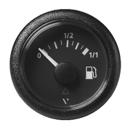 Veratron 2-1/16" ViewLine Fuel Tank Level Gauge Black Dial Round Bezel Boat