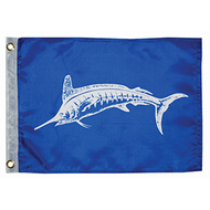 Taylor Made 12"x18" White Marlin Flag Boat Yacht Marine 3018