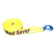 Rod Saver Heavy-Duty Winch Strap Replacement Yellow 2"x25' WSY25