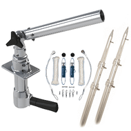 Rupp Revolution Top Gun Outrigger 15' Telescoping Pole Rigging Klickers Clips