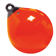 Taylor Made 9" Tuff End Inflatable Vinyl Buoy Orange Boat Yacht Marine 61140