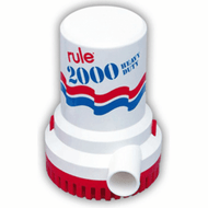 Rule 10 Bilge Pump 2000 GPH 12V Submersible Non-Automatic Boat Sailboat