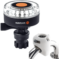 Navisafe Navilight 360Deg 2NM White Navimount Base & Rail Mount White 040KIT3