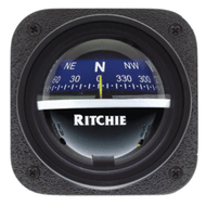 Ritchie V-537B Explorer Compass Bulkhead Mount Blue Dial Boat Sailboat