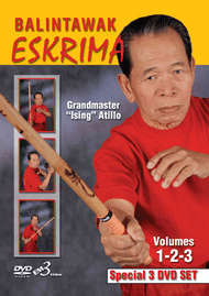 ESKRIMA ATILLO BALINTAWAK VOL. 1-2-3 (3 DVD SET) By GM “Ising” Atillo