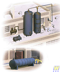 Walthers Cornerstone Industrial Storage Tanks Building Kit HO Gauge WH933-3514