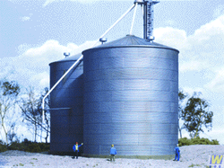 Walthers Cornerstone Big Grain Storage Bin Building Kit HO Gauge WH933-3123
