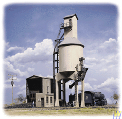 Walthers Cornerstone Concrete Coaling Tower Building Kit HO Gauge WH933-3042
