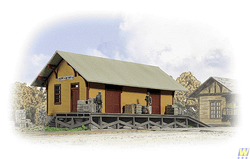 Walthers Cornerstone Golden Valley Freight House Building Kit HO Gauge WH933-3533