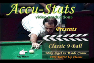Wade Crane vs. Mike Sigel* (DVD) | 1992 Rak'm Up Classic