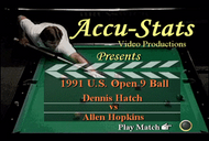 Dennis Hatch vs. Allen Hopkins* (DVD) | 1991 U.S. Open