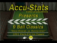 Ronnie Allen vs. Steve Mizerak* (DVD) | 1991 Rak'm Up Classic