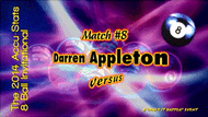 Darren Appleton vs. Earl Strickland (DVD) | 2014 8-Ball Invitational