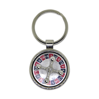 Roulette Wheel Spinner Key Chain