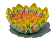 Fimo Flower Incense Burner - Petal Style #3