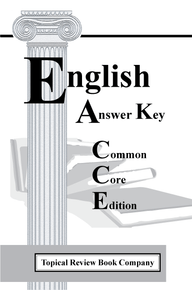 English Workbook (Common Core) - HARD COPY Answer Key